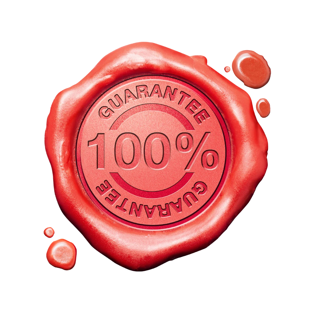 180 day money back guarantee seal
